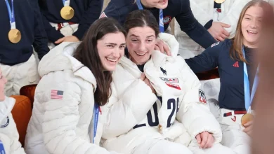 USA hockey's Hilary Knight, Megan Keller join Hughes brothers on "SNL," joke about Trump invite and "Heated Rivalry"