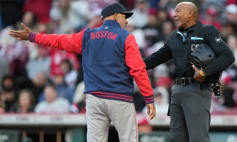 Umpire CB Bucknor has 6 calls overturned during one game in embarrassing ABS moment