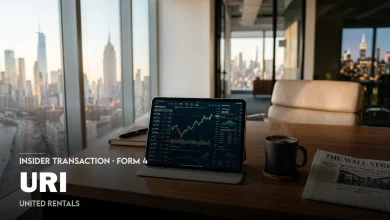 United Rentals (NYSE: URI) CFO surrenders stock to cover tax withholding