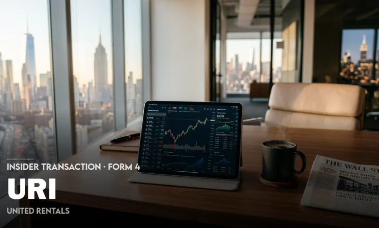 United Rentals (NYSE: URI) CFO surrenders stock to cover tax withholding