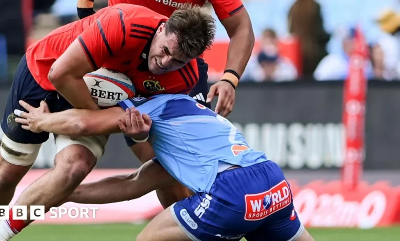 United Rugby Championship: Bulls 34-31 Munster - Irish province fall short in Pretoria thriller