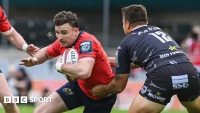 United Rugby Championship: Sharks 45-0 Munster - South African side put Irish province to the sword