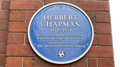 University of Sheffield hosts blue plaque for Herbert Chapman - one of football’s greatest innovators