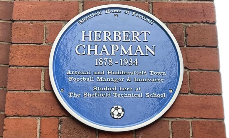 University of Sheffield hosts blue plaque for Herbert Chapman - one of football’s greatest innovators