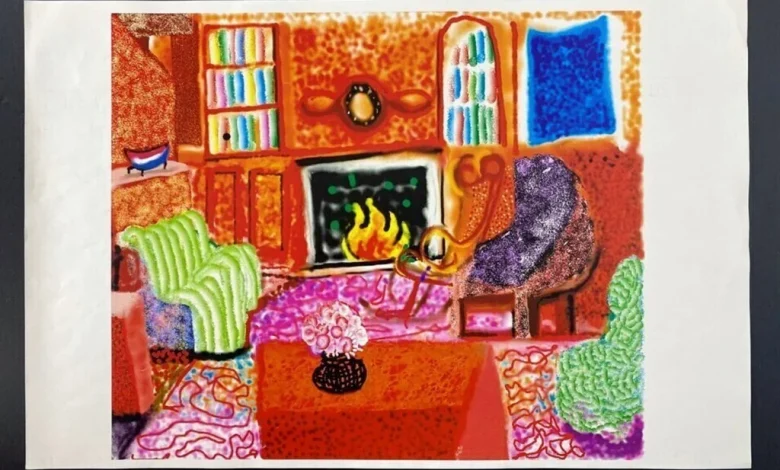 Unseen art and letters by David Hockney set to sell for thousands at auction