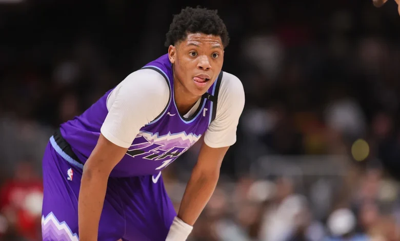 Utah Jazz's Ace Bailey Barely Misses Eye-Catching Rookie Honor
