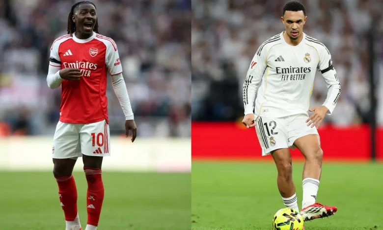 VIDEO: Arsenal star Eberechi Eze hails Trent Alexander-Arnold as best passer he's ever seen and names Nottingham Forest defender as his toughest opponent
