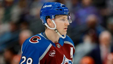VIDEO: Nathan MacKinnon Ejected After Barreling Into Oilers Goalie