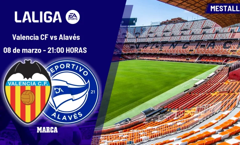 Valencia CF - Alavés: horario, dónde ver en TV y canal del partido de LaLiga EA Sports