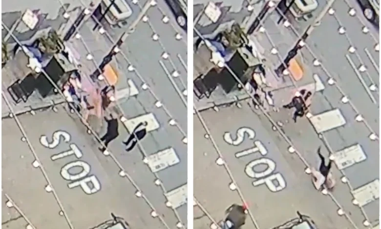 Video shows Mayor Lurie's security shoving man before fight