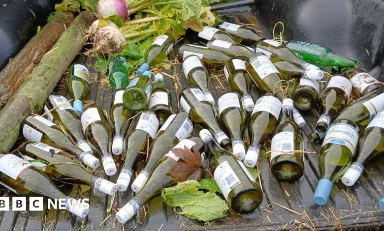 Villagers vexed by mystery of the sauvignon blanc fly-tipper