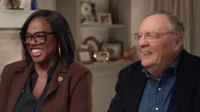 Viola Davis and her latest co-star, author James Patterson