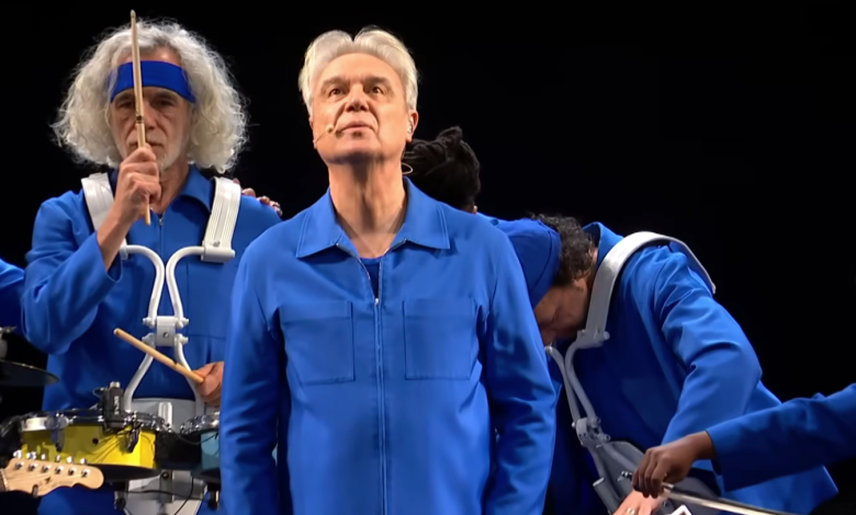 Watch David Byrne Perform ‘When We Are Singing’ on ‘Colbert’