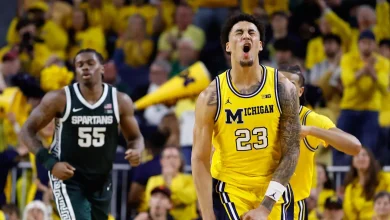 Watch Michigan's Yaxel Lendeborg Posterize Ohio State Big Man in Big Ten Tournament