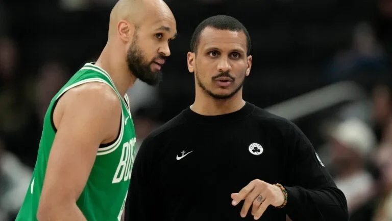 What Joe Mazzulla and Derrick White said about their Monday Night Raw appearance