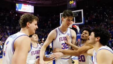Why Florida's 7-foot-9 Olivier Rioux isn't playing in March Madness despite being super tall