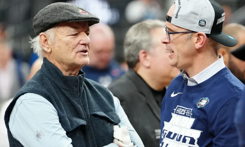 Why is Bill Murray at UConn-Furman March Madness game? Appearance explained