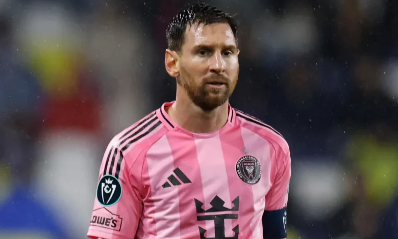 Why is Lionel Messi not playing for Inter Miami vs Charlotte FC at Bank of America Stadium on 2026 MLS Matchday 4?