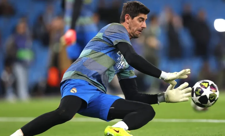 Why was Thibaut Courtois subbed off for Lunin by Real Madrid vs Manchester City in Champions League?