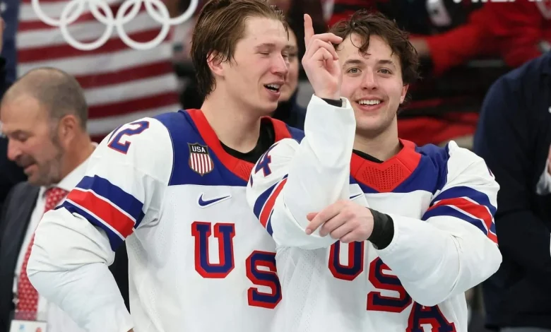 Wild gold medalists reflect on ‘hectic’ week, making sure they’re ready for NHL return - The Athletic