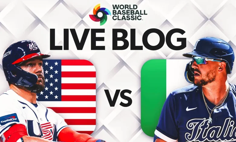 World Baseball Classic Live Updates, Score: USA Takes On Italy