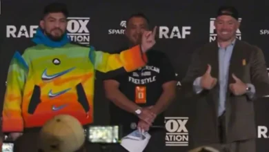 Your mom! Colby Covington and Dillon Danis get physical at RAF07 presser after goofy trash talk | Video