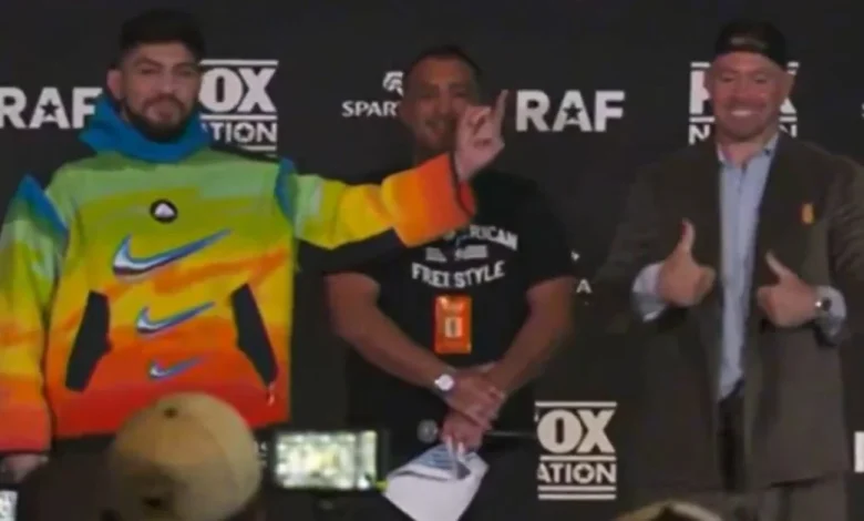 Your mom! Colby Covington and Dillon Danis get physical at RAF07 presser after goofy trash talk | Video