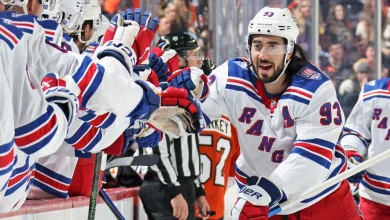 Zibanejad arrives full circle for 1,000th game when Rangers host Senators