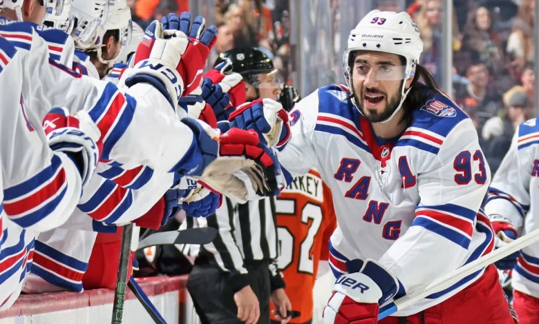 Zibanejad arrives full circle for 1,000th game when Rangers host Senators