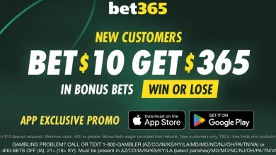 bet365 bonus code SPORTSLINE: Get $365 in bonus bets for 2026 college basketball tournament, NHL, NBA betting on Tuesday