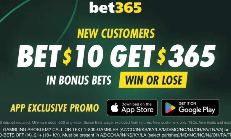bet365 bonus code SPORTSLINE: Get $365 in bonus bets for 2026 college basketball tournament, NHL, NBA betting on Tuesday