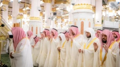 صلاة عيد الفطر في الحرمين الشريفين