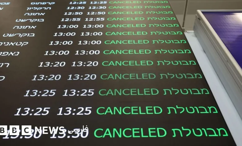 لغو پروازها هم‌زمان با صدور هشدارهای سفر پس از حملات اسرائیل و آمریکا به ایران