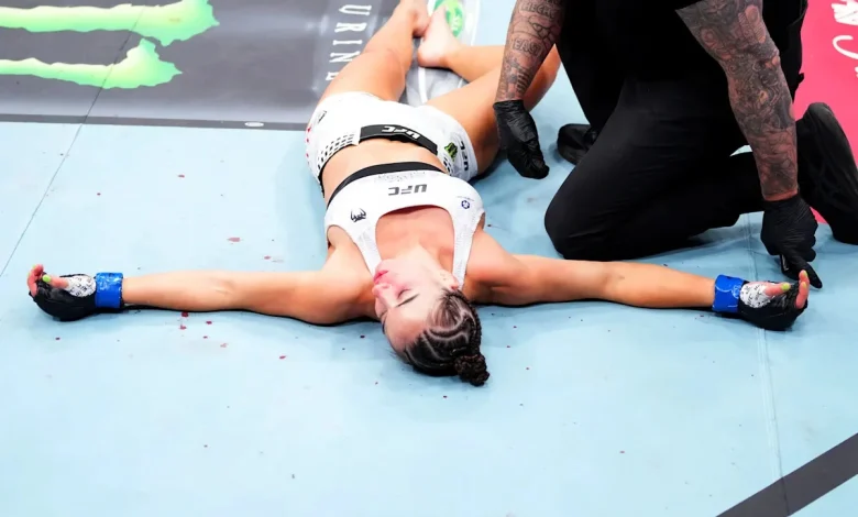 ‘Never seen anyone get knocked out and submitted’: Pros react to Alexa Grasso’s brutal finish of Maycee Barber at UFC Seattle