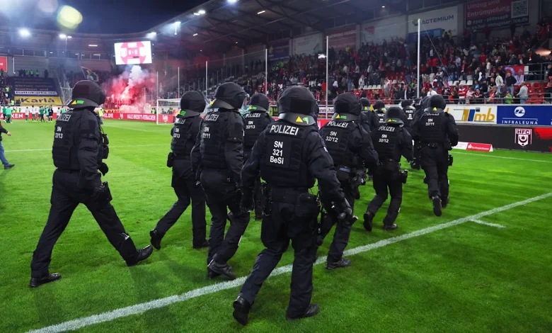 „Gefahr für Leib und Leben“ bei Viertligaspiel