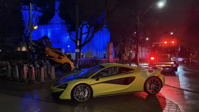 1 arrested for impaired after McLaren crashes near Casa Loma
