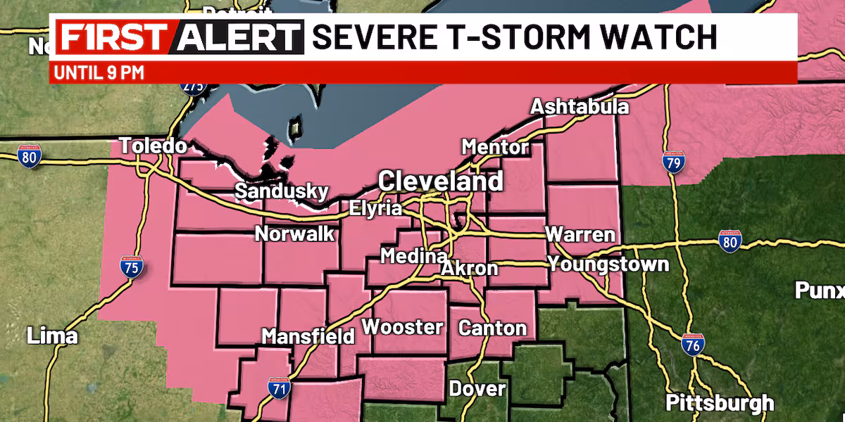 19 First Alert Day: Tornado warning in effect for some, severe storms possible this evening