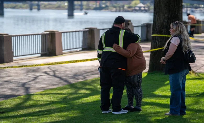 2 found dead in Willamette River after high-speed Portland crash