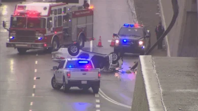 2 in serious condition after Crowchild Trail NW rollover