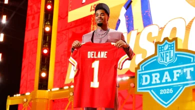 2026 NFL Draft: Chiefs trade up to select LSU CB Mansoor Delane with No. 6 pick