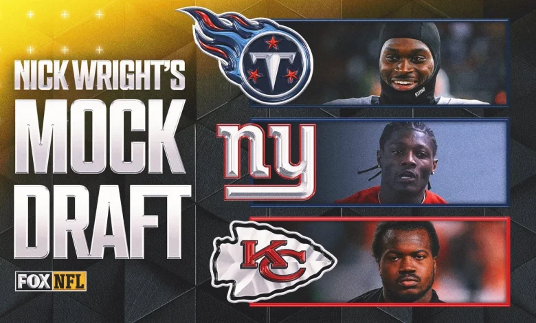 2026 NFL Mock Draft: Nick Wright Predicts Jets Pick a QB; Eagles, Rams Get WR Help