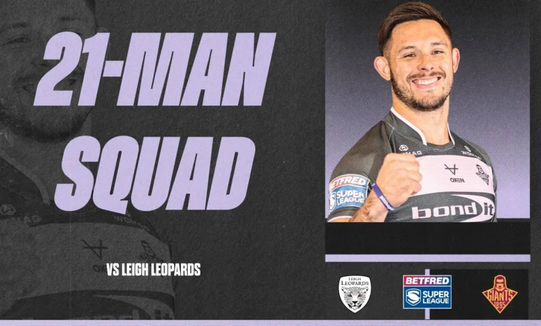 21-MAN SQUAD NAMED FOR LEIGH