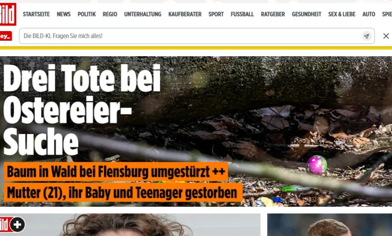 3 killed as high winds topple a tree on an Easter egg hunt in Germany