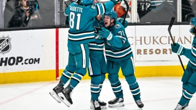 40 Goals & 4 Points for Celebrini, Sharks Win Last Minute Again, 4-3!