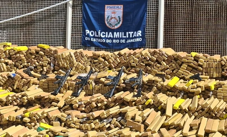 48 toneladas de maconha da Maré são incineradas em operação inédita; confira