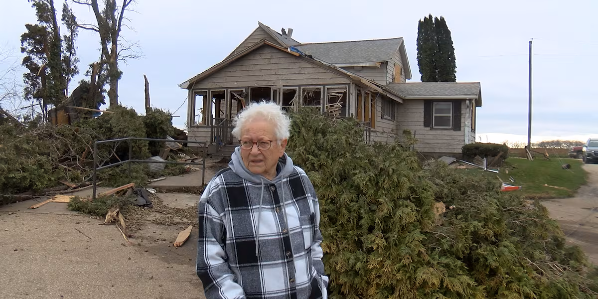 89-year-old walks away unhurt after tornado rips through Plainview property