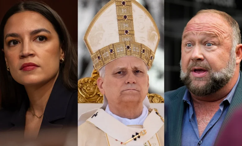AOC, Alex Jones, and the Pope Denounce Trump After Iran Threat