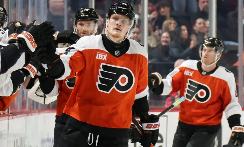 'Absolute horse' Tippett's speed, scoring, power fueling Flyers' playoff push