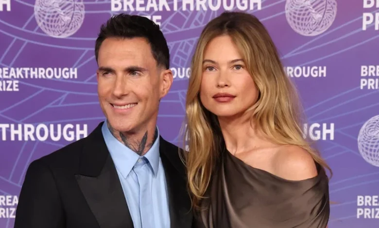 Adam Levine & Wife Behati Prinsloo Make Rare Red Carpet Appearance at Breakthrough Prize Event | Adam Levine, Behati Prinsloo | Celebrity News and Gossip | Entertainment, Photos and Videos