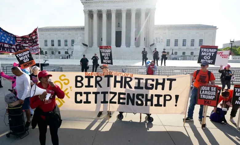 After the rough birthright citizenship hearing, Trump makes a social media appeal